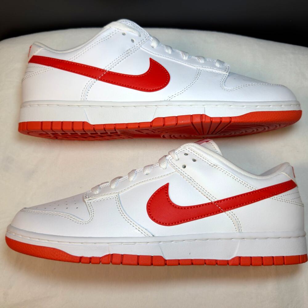 Nike Dunk Low Retro “White / Picante Red” – DV0831-103 | 10.5M - Picture 4 of 13